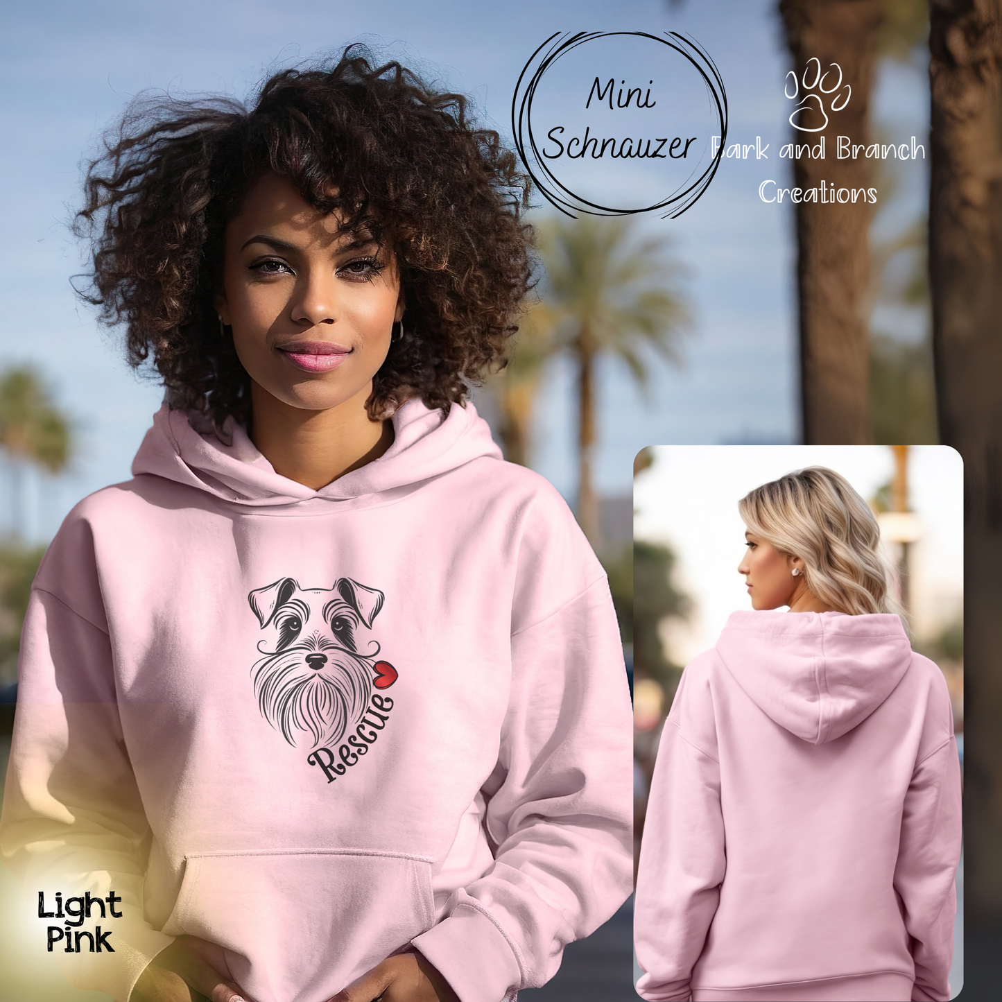 Rescue Dog Line Sketch Hooded Sweatshirt | Many Breed Choices | Perfect Soft Hoodie | Gift for Dog Lovers | Adopt Don’t Shop | Support Rescue Efforts