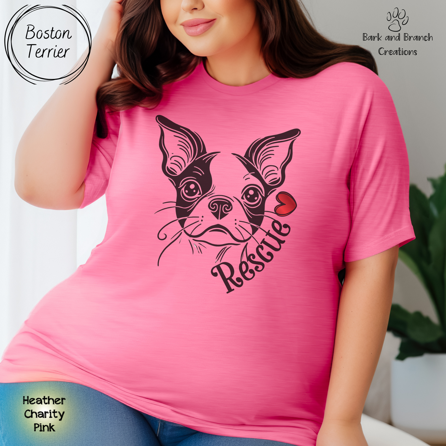 Rescue Dog Line Sketch T Shirt | Many Breed Choices | Perfect Soft T-Shirt Gift for Dog Lovers | Adopt Don’t Shop | Support Rescue Efforts