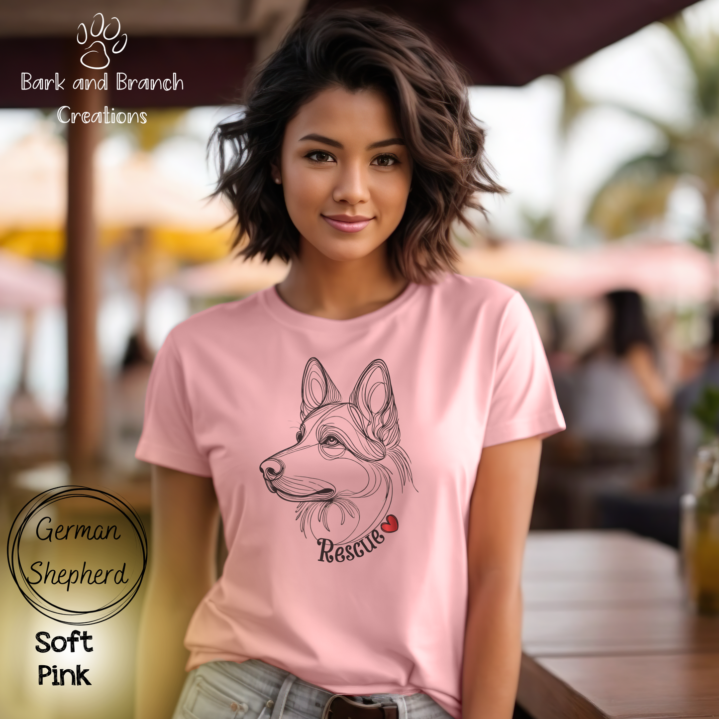 Rescue Dog Line Sketch T Shirt | Many Breed Choices | Perfect Soft T-Shirt Gift for Dog Lovers | Adopt Don’t Shop | Support Rescue Efforts