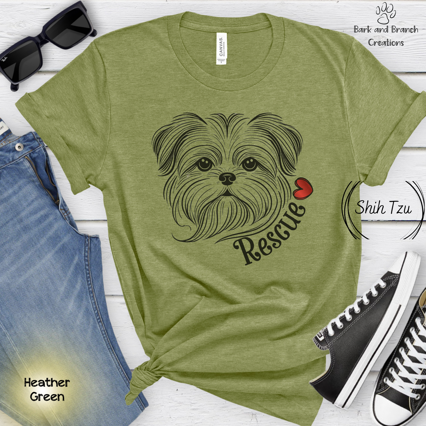 Rescue Dog Line Sketch T Shirt | Many Breed Choices | Perfect Soft T-Shirt Gift for Dog Lovers | Adopt Don’t Shop | Support Rescue Efforts