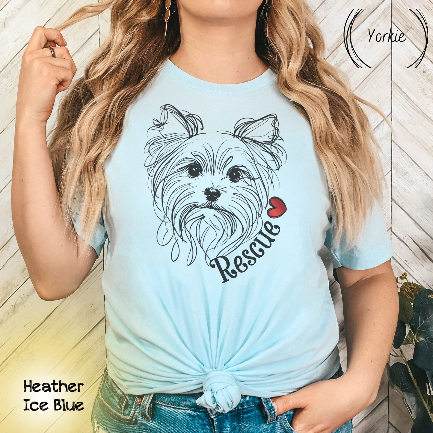 Rescue Dog Line Sketch T Shirt | Many Breed Choices | Perfect Soft T-Shirt Gift for Dog Lovers | Adopt Don’t Shop | Support Rescue Efforts