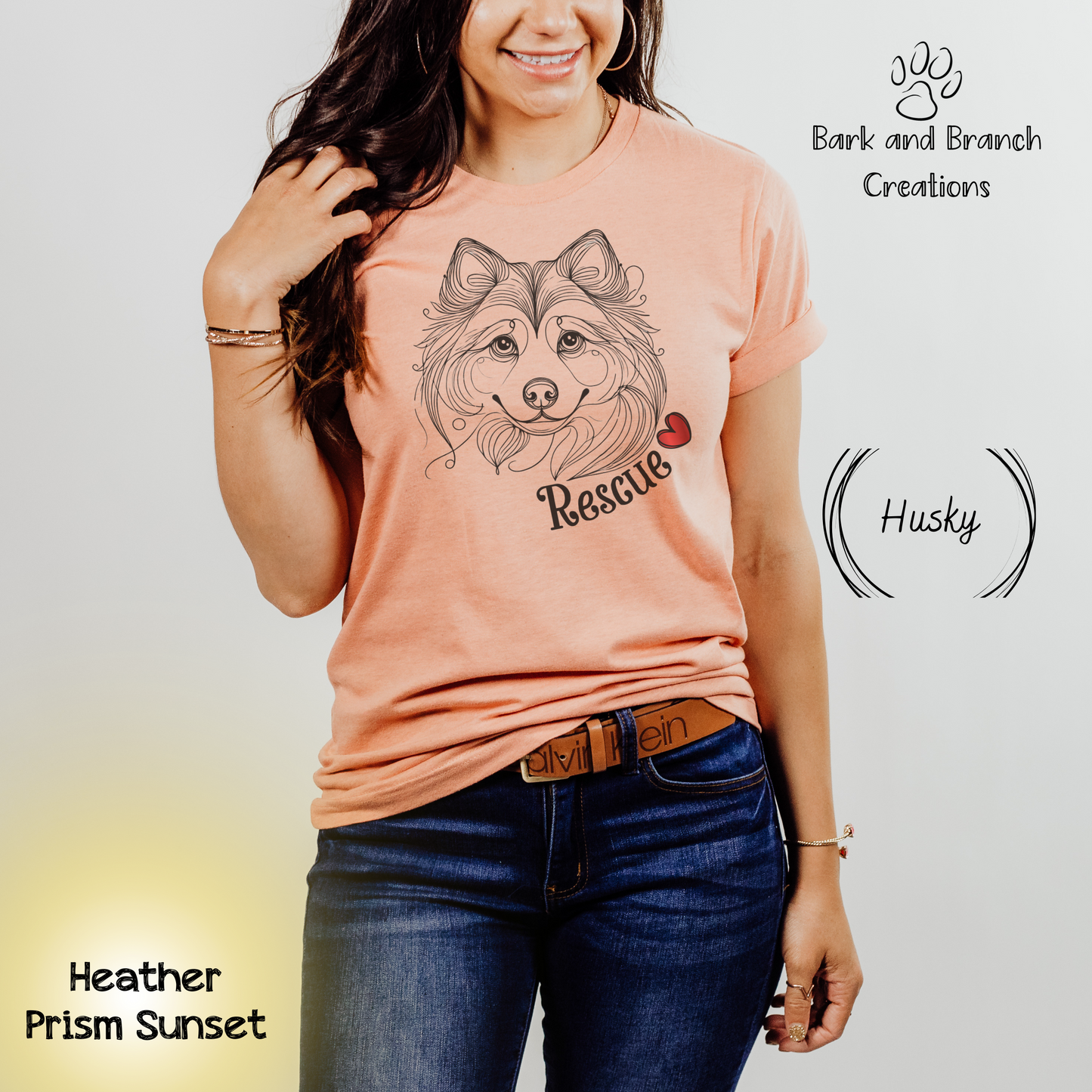 Rescue Dog Line Sketch T Shirt | Many Breed Choices | Perfect Soft T-Shirt Gift for Dog Lovers | Adopt Don’t Shop | Support Rescue Efforts