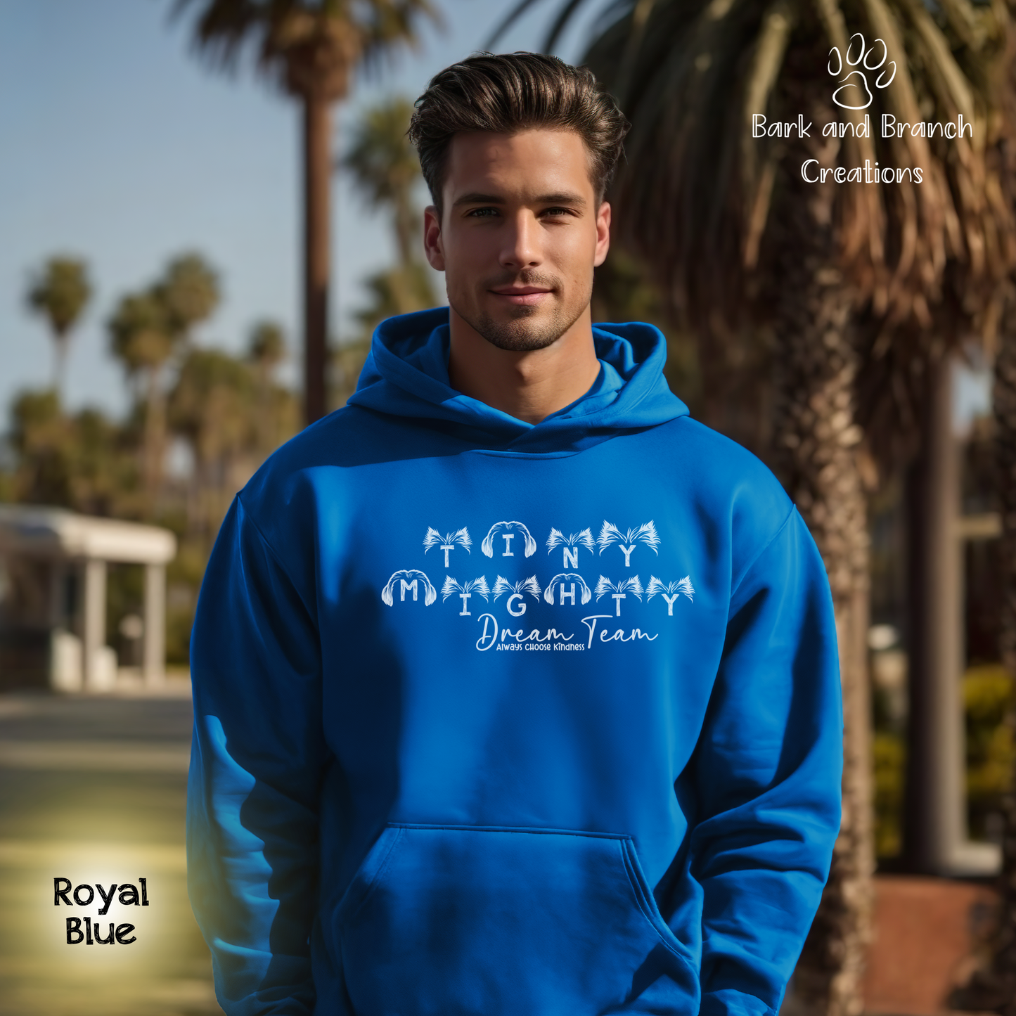 Tiny Mighty Dream Team Ears of Love Hoodie | Support Rescue Efforts | Dog Lover Goft