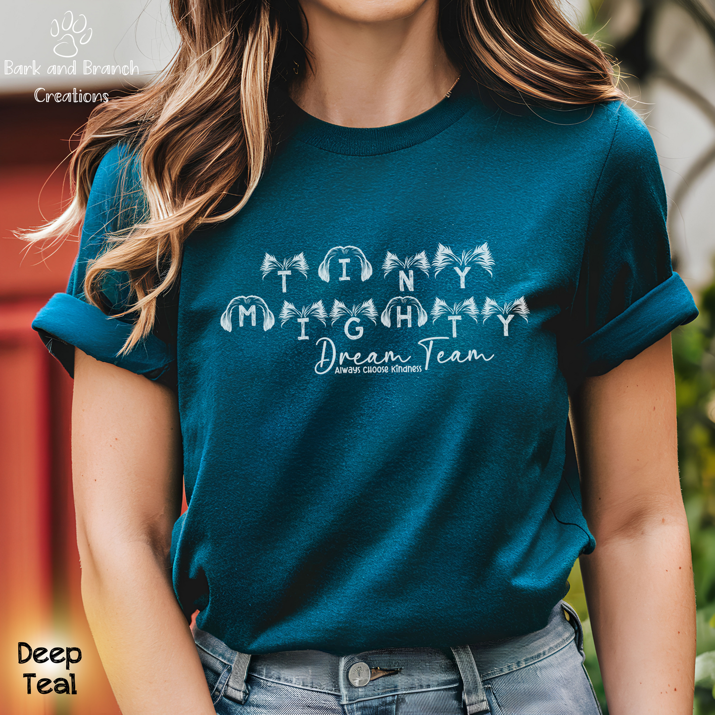 Tiny Mighty Dream Team Ears of Love T-Shirt (Solid Colors)