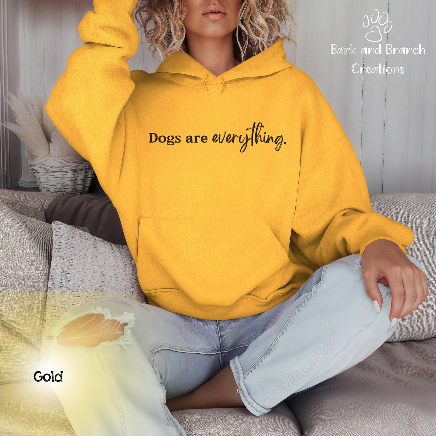 Dogs Are Everything Soft Hoodie | Dog Lover Gift | Dog Mom | Dog Dad | Original Good Boy | Hooded Sweatshirt